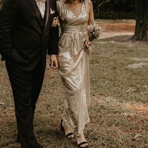 Beautiful Gold Sequin Gown